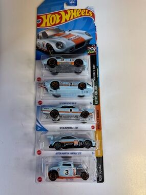 Hot Wheels ***GULF*** BUNDLE OF 5 CARS